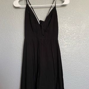 F21 Lace Up Skater Dress